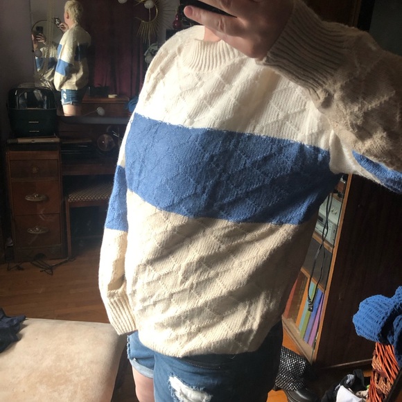 Colour blocked knit sweater - Picture 2 of 5